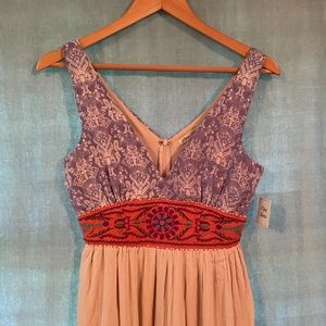 Flying Tomato Embroidered Dress Size XS NWT